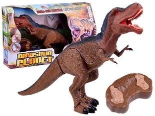 Interaktyvus dinozauras T-Rex su nuotolinio valdymo pultu цена и информация | Развивающий мелкую моторику - кинетический песок KeyCraft NV215 (80 г) детям от 3+ лет, бежевый | kaup24.ee