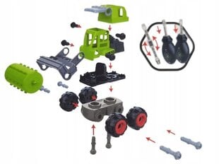 Kruvimasin Traktorid, 4 tk цена и информация | Игрушки для мальчиков | kaup24.ee