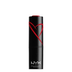 Läikiv huulepulk NYX Shout Loud red haute, 3,5 g цена и информация | Помады, бальзамы, блеск для губ | kaup24.ee