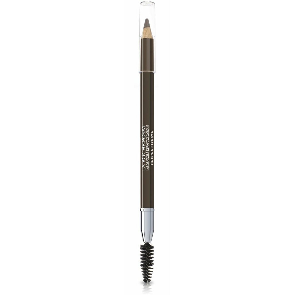 Kulmupliiats La Roche Posay Toleriane Brown Eyebrow Pencil, 1,3g hind ja info | Ripsmetušid, lauvärvid, silmapliiatsid, seerumid | kaup24.ee