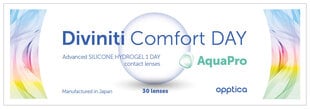 Ühepäevased Kontaktläätsed Diviniti Comfort Day R8.40 D14.2, 30 Läätse hind ja info | Kontaktläätsed | kaup24.ee