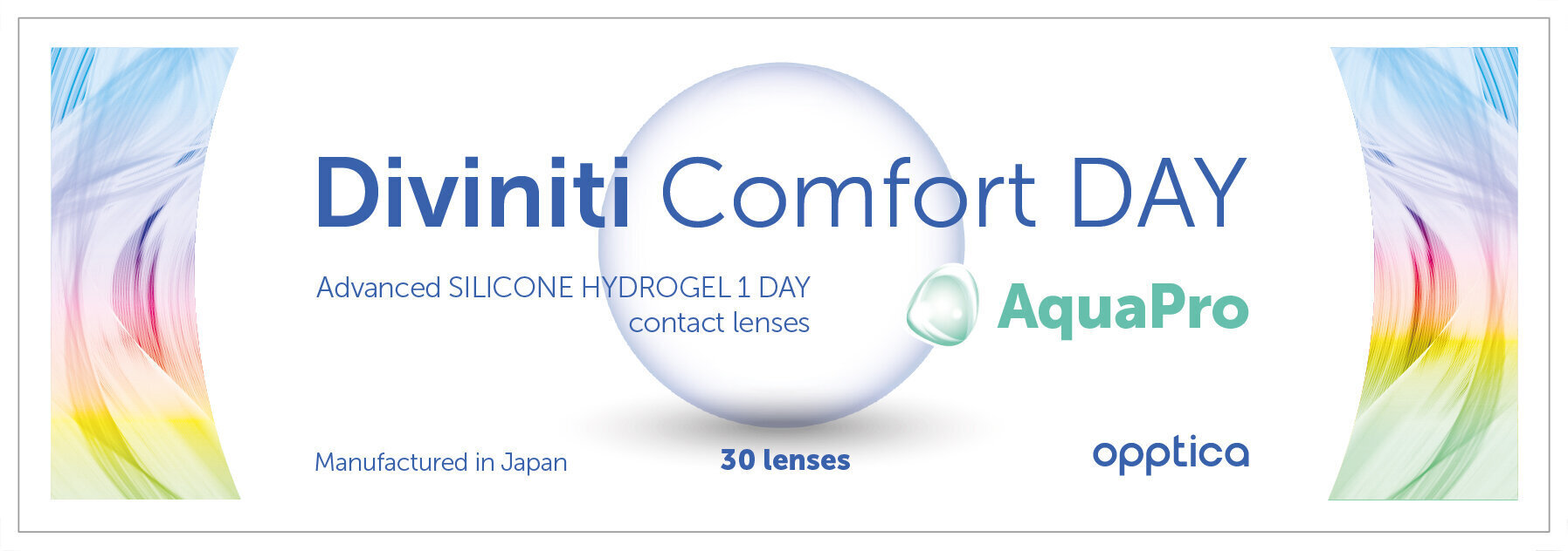 Ühepäevased Kontaktläätsed Diviniti Comfort Day R8.40 D14.2, 30 Läätse hind ja info | Kontaktläätsed | kaup24.ee