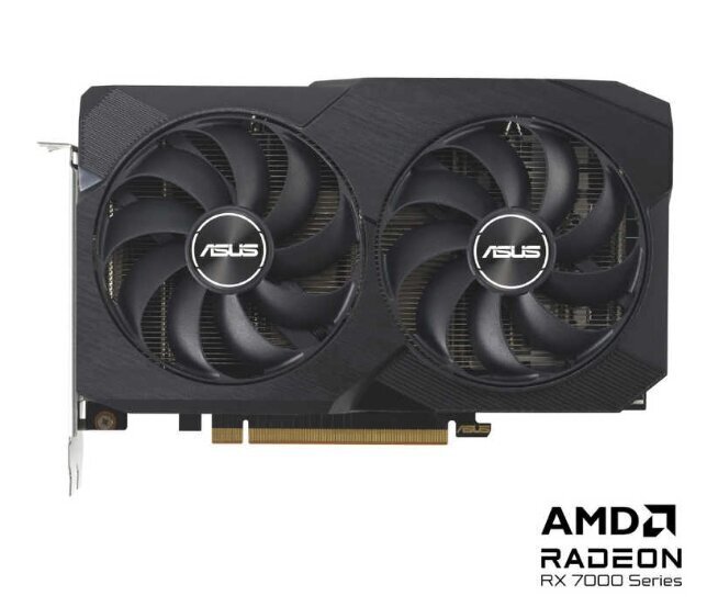 Asus Dual Radeon RX 7600 V2 OC Edition (DUAL-RX7600-O8G-V2) hind ja info | Videokaardid (GPU) | kaup24.ee