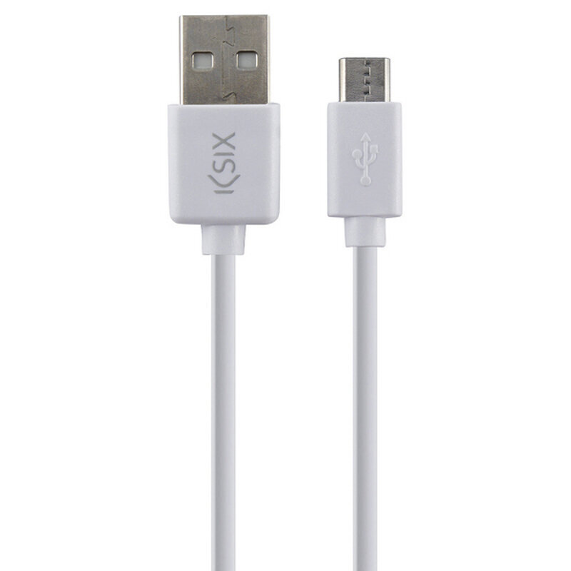 USB-kaabel - microUSB Ksix, 1 m цена и информация | Kaablid ja juhtmed | kaup24.ee