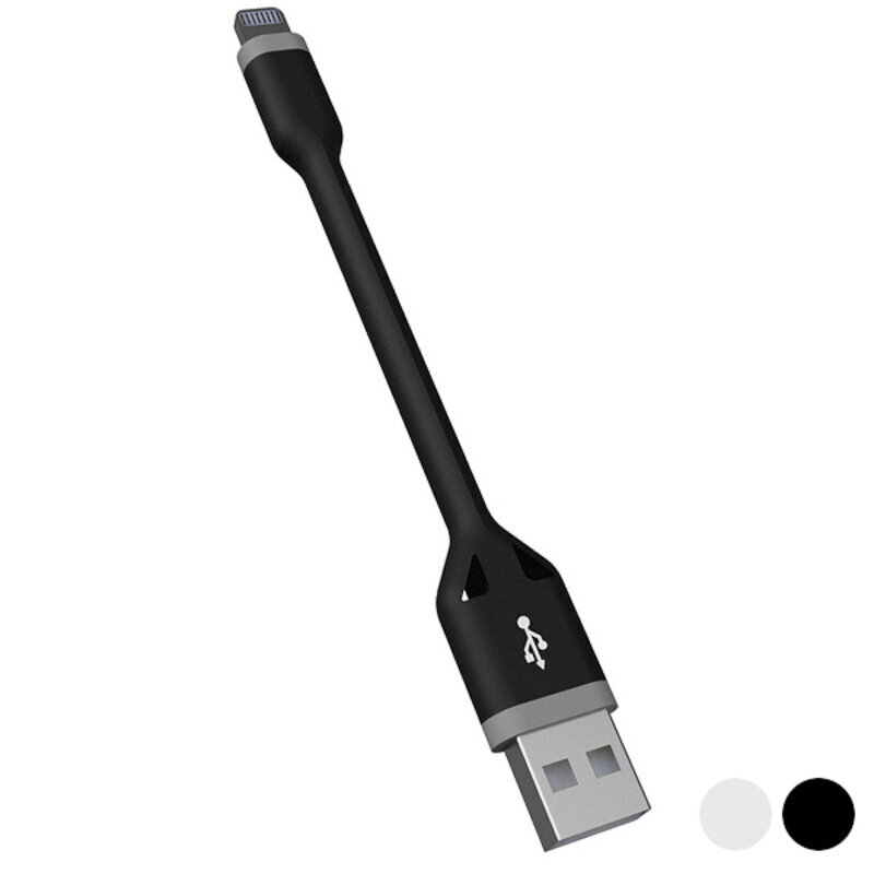 Ksix, USB - Lightning, 0,1 m hind ja info | Kaablid ja juhtmed | kaup24.ee