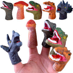 Näpunukkude komplekt Dinosaurused, 5 tk. hind ja info | Poiste mänguasjad | kaup24.ee