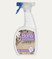 Puitpõranda puhastusvahend Bona Pet System, 1l цена и информация | Очистители | kaup24.ee