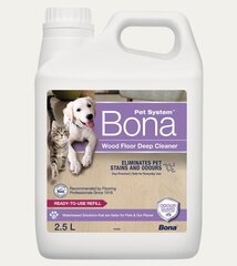 Asendusseade puitpõrandate puhastamiseks Bona Pet System, 2,5 l цена и информация | Очистители | kaup24.ee