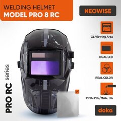 Keevitusmask Doka Pro 8 RC Neowise hind ja info | Peakaitsmed | kaup24.ee