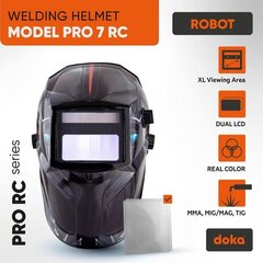 Сварочная маска автоматическая DOKA PRO 7 RC Robot цена и информация | Головные катушки | kaup24.ee