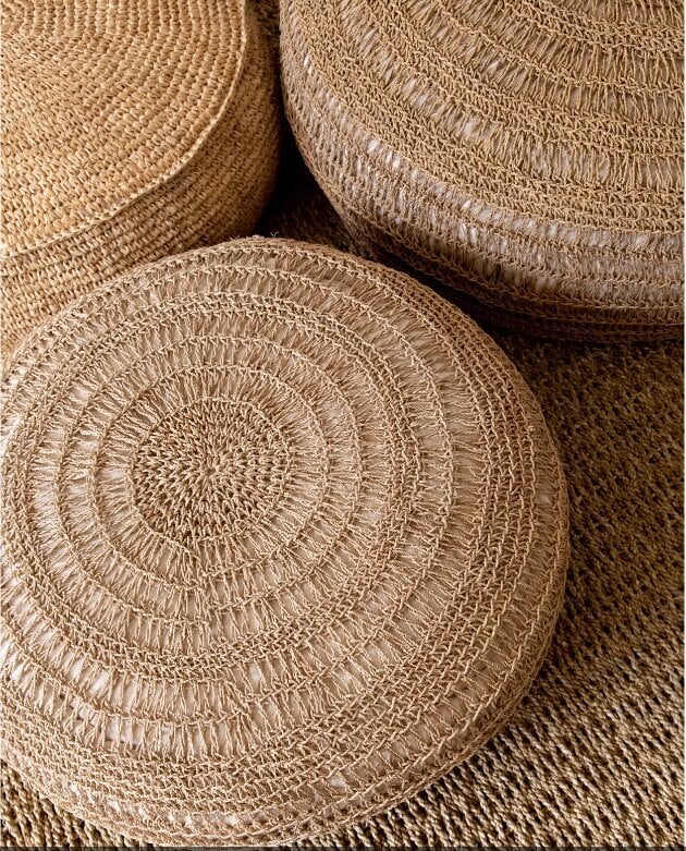 Tumba Bazar Bizar The Seagrass, 60x60x35cm, helepruun hind ja info | Kott-toolid, tumbad, järid | kaup24.ee