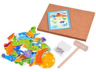 Korkmaterjalist tahvel dinosaurustega цена и информация | Развивающие игрушки | kaup24.ee