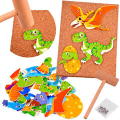 Korkmaterjalist tahvel dinosaurustega hind ja info | Arendavad mänguasjad | kaup24.ee