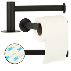 Держатель для туалетной бумаги 15 х 8 SC43 черный цена и информация | Аксессуары для ванной комнаты | kaup24.ee