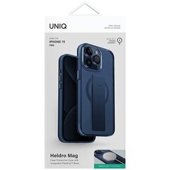 UNIQ etui Heldro Mag iPhone 15 Pro 6.1" Magclick Charging przeźroczysty|lucent clear цена и информация | Чехлы для телефонов | kaup24.ee