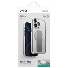 UNIQ etui Heldro Mag iPhone 15 Pro 6.1" Magclick Charging przeźroczysty|lucent clear цена и информация | Чехлы для телефонов | kaup24.ee