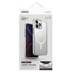 UNIQ etui Heldro Mag iPhone 15 Pro Max 6.7" Magclick Charging przeźroczysty|lucent clear цена и информация | Чехлы для телефонов | kaup24.ee