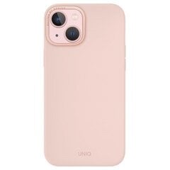 UNIQ etui Lino Hue iPhone 15 6.1" Magclick Charging różowy|blush pink цена и информация | Чехлы для телефонов | kaup24.ee