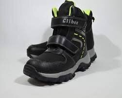 Ботинки для мальчиков CLIBEE 148150 01 148150*01-031, черные/серые цена и информация | Детские зимние сапожки | kaup24.ee