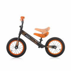 Jooksuratas Lorelli Max Fun, oranž / must цена и информация | Детский трехколесный велосипед - коляска с удобной ручкой управления для родителей Riff F95941 2в1, фиолетовый | kaup24.ee