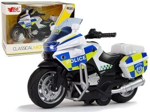 Policijos motociklas su garso ir šviesos efektais, 1:14 цена и информация | Игрушки для мальчиков | kaup24.ee