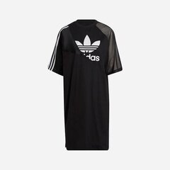 Naiste kleit adidas Adicolor Split Trefoil W HC0637, must цена и информация | Платья | kaup24.ee