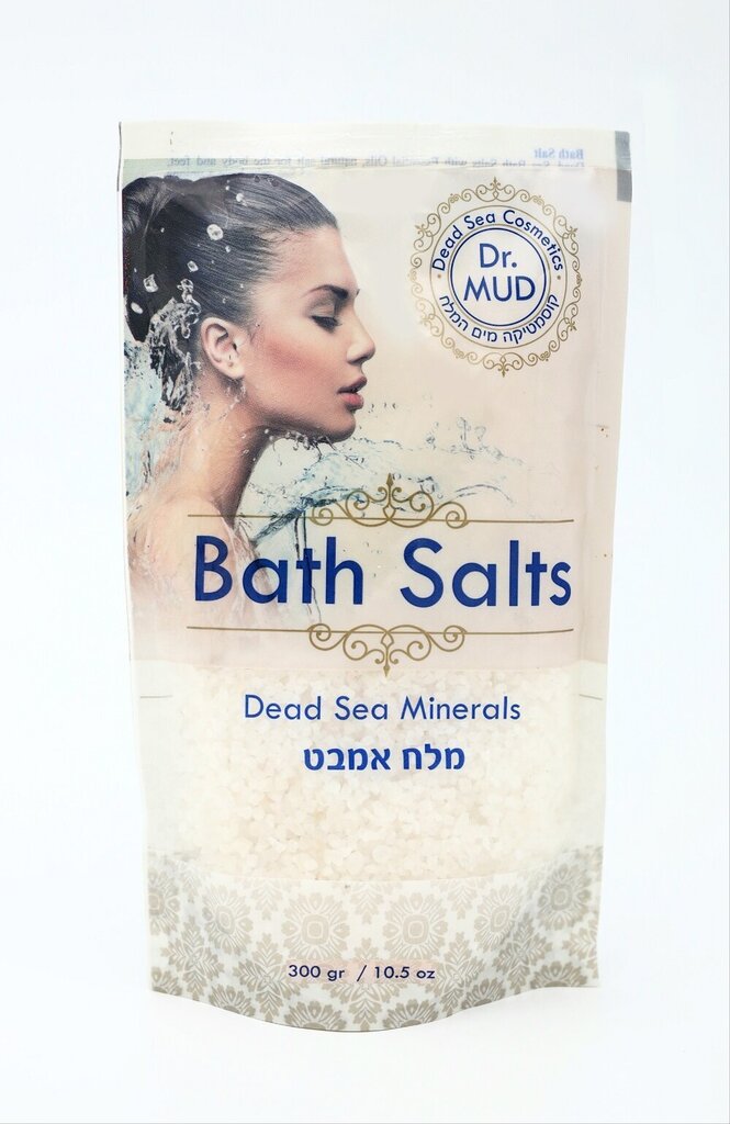 Vannisool Dr.Mud Dead Sea Bath Salts, looduslik aroom, 300 g цена и информация | Dušigeelid, õlid | kaup24.ee