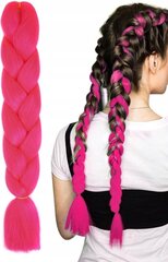 Sünteetilised juuksed, roosa punutis, WA5 hind ja info | Juuste aksessuaarid | kaup24.ee