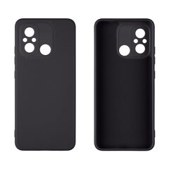 OBAL:ME Matte TPU Case for Xiaomi Redmi 12C Black цена и информация | Чехлы для телефонов | kaup24.ee