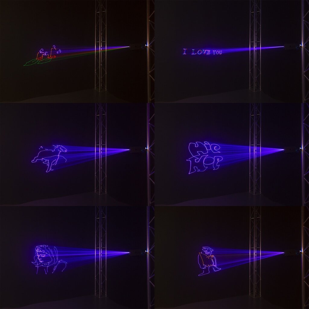 Lasersüsteem BeamZ Pollux 1200 TTL hind ja info | Peokaunistused | kaup24.ee