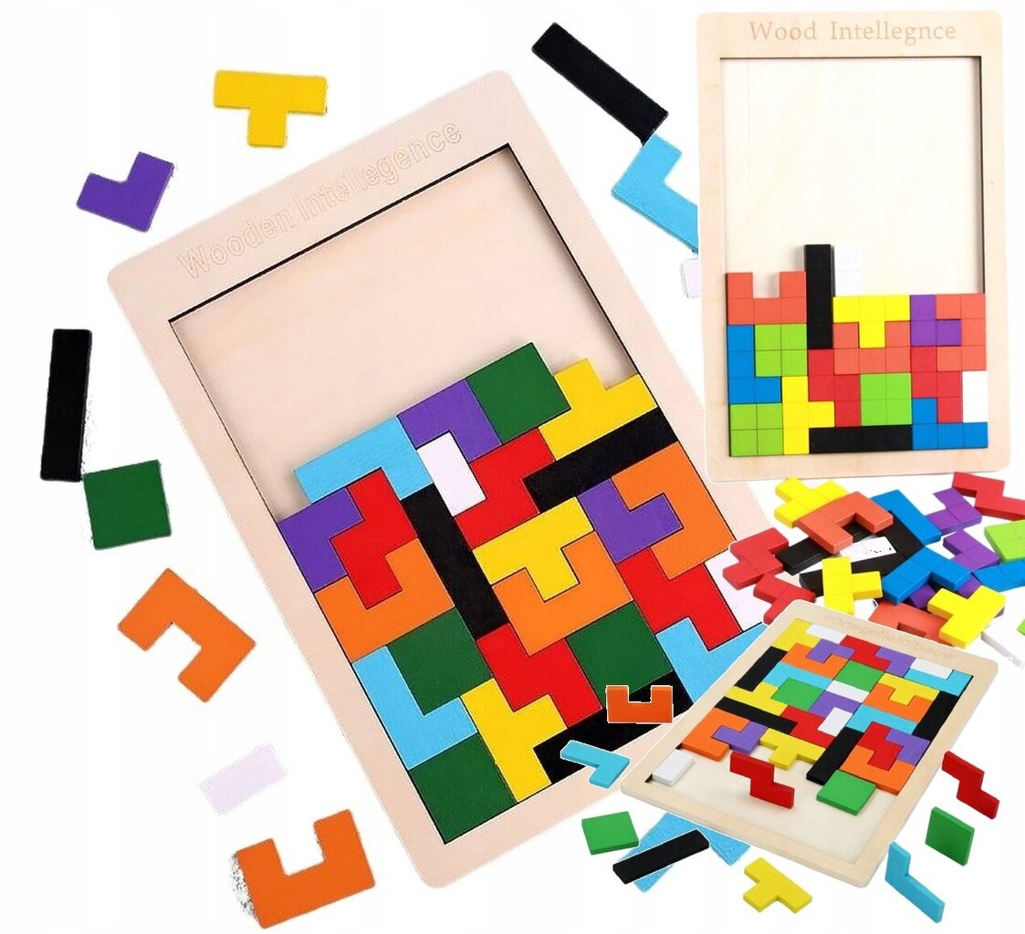 V2 Tetris puslemäng, 27x18 cm цена и информация | Arendavad mänguasjad | kaup24.ee