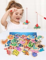 Puidust mozaik Montessori, 26x19x3 cm hind ja info | Tüdrukute mänguasjad | kaup24.ee