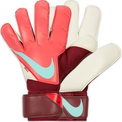 Väravavahikindad Nike Grip 3 CN5651 660, punane цена и информация | Перчатки вратаря | kaup24.ee