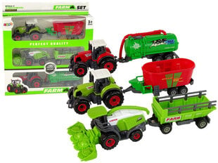Põllumajandustehnika komplekt, 6 o. hind ja info | Poiste mänguasjad | kaup24.ee