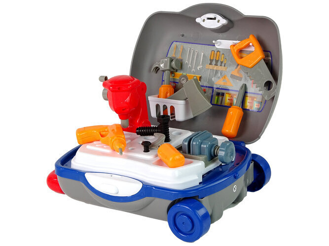 Meistrimehe tööriistade komplekt kohvris Lean Toys цена и информация | Poiste mänguasjad | kaup24.ee