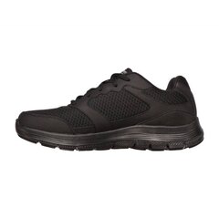 Meeste vabaajajalatsid Skechers Flex Advantage 4.0 M 232225/BBK, must hind ja info | Spordi- ja vabaajajalatsid meestele | kaup24.ee