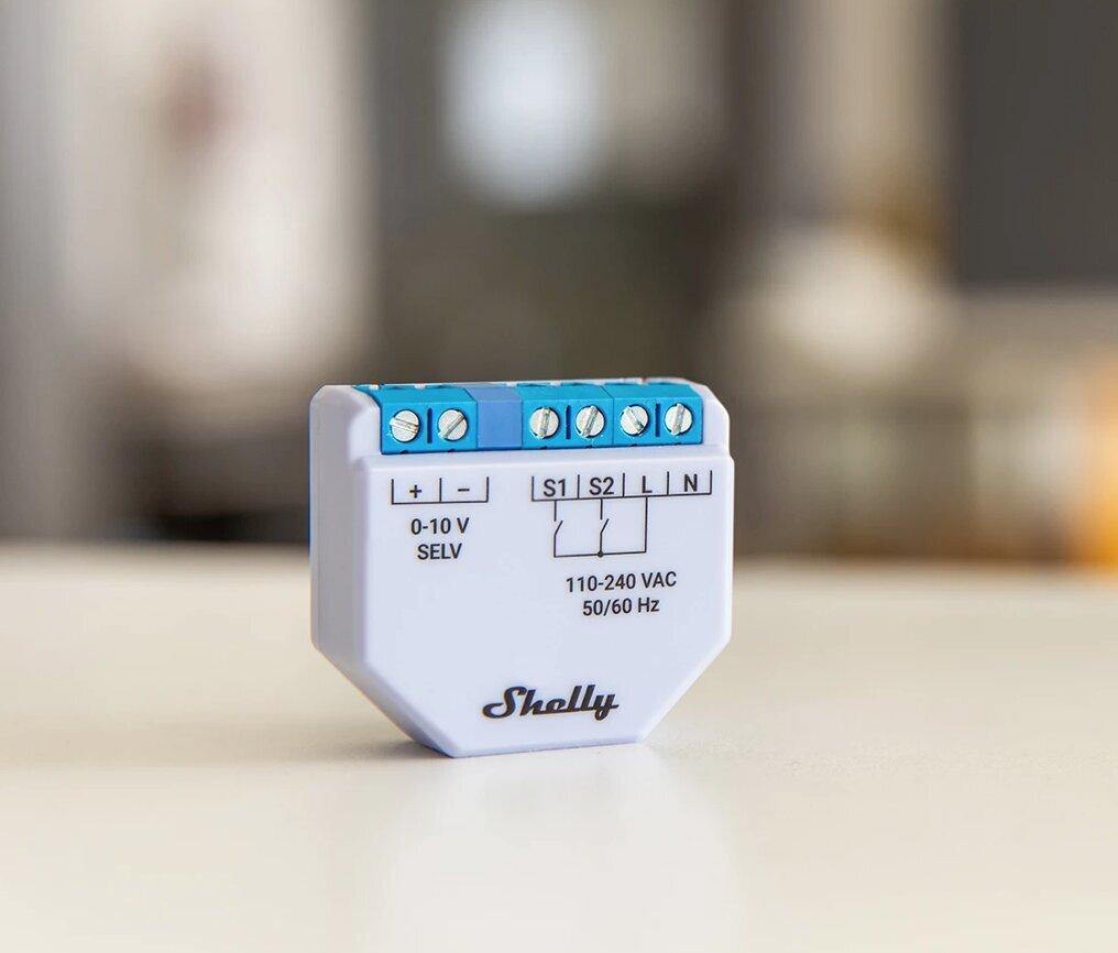 Shelly Plus 0-10V Dimmer цена и информация | Valvesüsteemid, kontrollerid | kaup24.ee