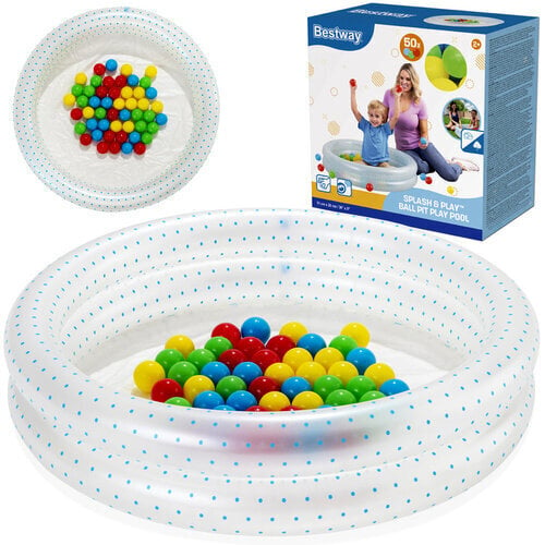 Täispuhutav bassein pallidega Bestway, sinine hind ja info | Imikute mänguasjad | kaup24.ee