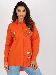 Naiste T-särk New 2016103357116, oranž hind ja info | Naiste pluusid, särgid | kaup24.ee