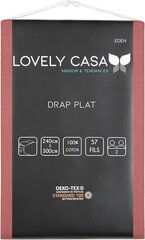 Простыня Lovely Casa Lovely Eden, 240x300 см цена и информация | Простыни | kaup24.ee