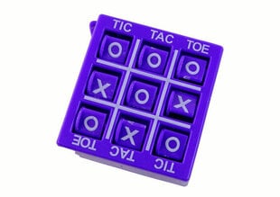 Žaidimas Tic-tac-toe, 4,5 cm, violetinis цена и информация | Настольные игры, головоломки | kaup24.ee