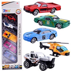 Sõidukite komplekt, 5-osaline hind ja info | Poiste mänguasjad | kaup24.ee