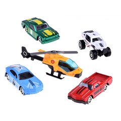 Sõidukite komplekt, 5-osaline hind ja info | Poiste mänguasjad | kaup24.ee