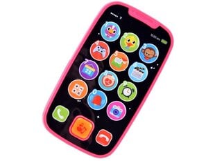 Laste interaktiivne telefon Hola, roosa цена и информация | Игрушки для малышей | kaup24.ee
