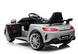 Mercedes GTR ühekohaline elektriauto lastele, hõbedane hind ja info | Laste elektriautod | kaup24.ee