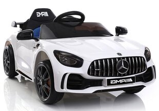 Mercedes GTR elektriauto lastele, valge hind ja info | Laste elektriautod | kaup24.ee