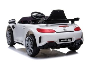 Mercedes GTR elektriauto lastele, valge hind ja info | Laste elektriautod | kaup24.ee