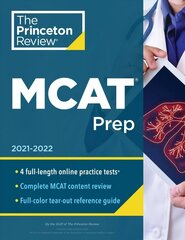 Princeton Review MCAT Prep: 4 Practice Tests plus Complete Content Coverage 4th Revised edition цена и информация | Книги по социальным наукам | kaup24.ee