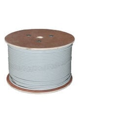 Сетевой кабель Alantec KIFF6ALSOH500D, серый, 500 м, Cat6a F/FTP (FFTP) цена и информация | Кабели и провода | kaup24.ee