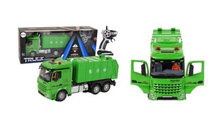 Puldiga prügiauto Lean Toys hind ja info | Poiste mänguasjad | kaup24.ee